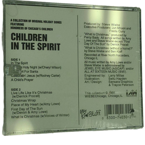 Vntg Children In The Spirit 1991 Cd Chicago’s Musical Entertainment Collectible - Picture 2 of 10